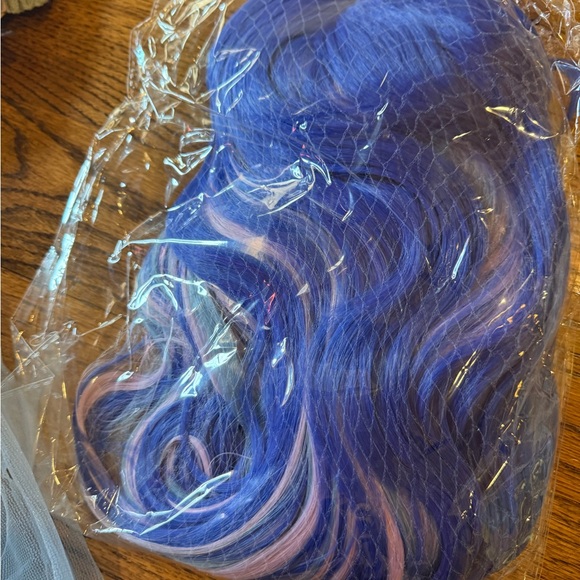 Corpse bride wig, crown, and veil set